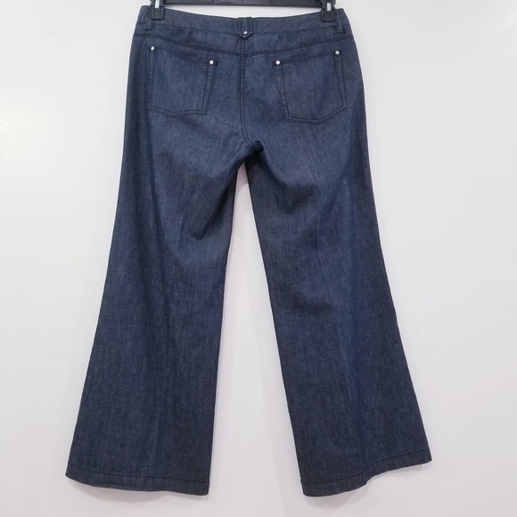 Michael Kors Chains Wide Leg Jeans - Picture 3 of 12